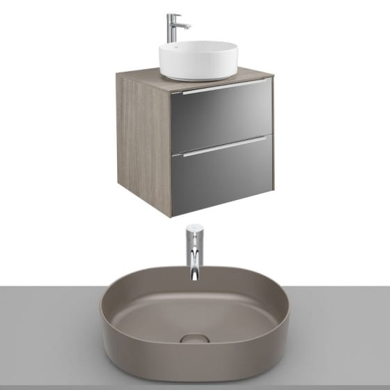 Image of Roca Inspira Wall Hung Vanity Unit With Countertop Basin