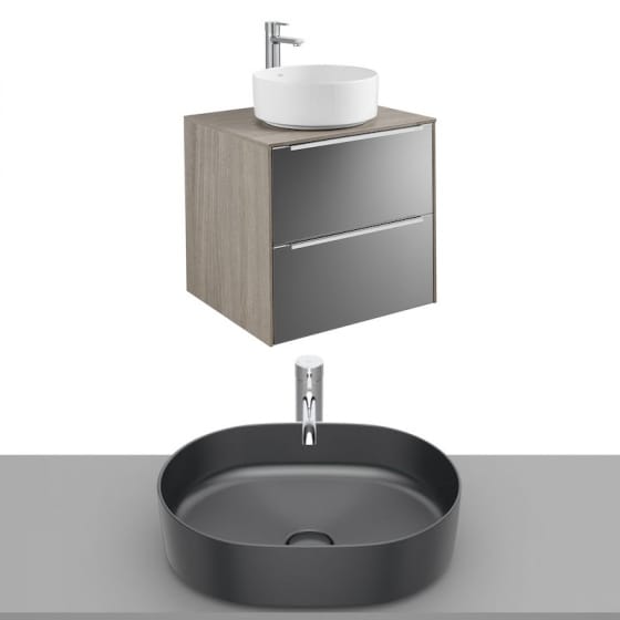 Image of Roca Inspira Wall Hung Vanity Unit With Countertop Basin