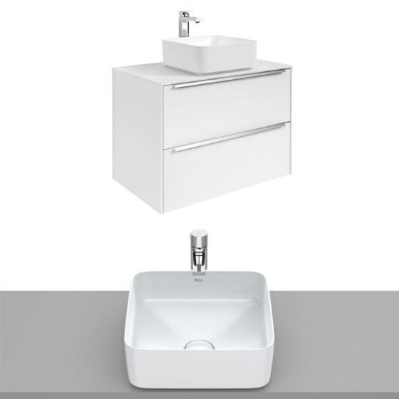 Image of Roca Inspira Wall Hung Vanity Unit With Countertop Basin