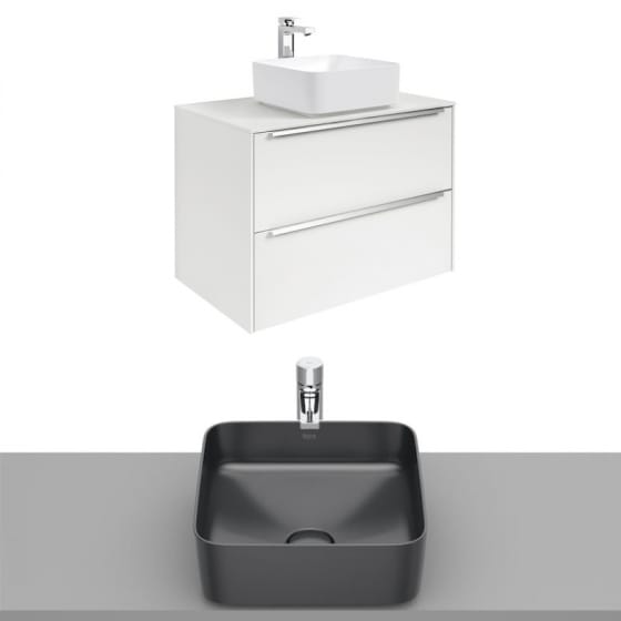 Image of Roca Inspira Wall Hung Vanity Unit With Countertop Basin