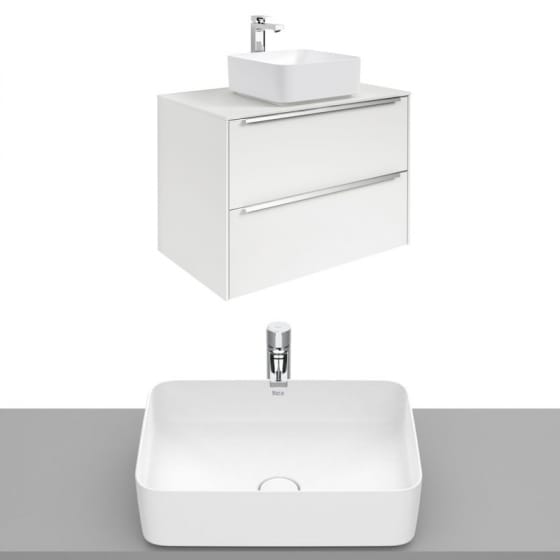 Image of Roca Inspira Wall Hung Vanity Unit With Countertop Basin