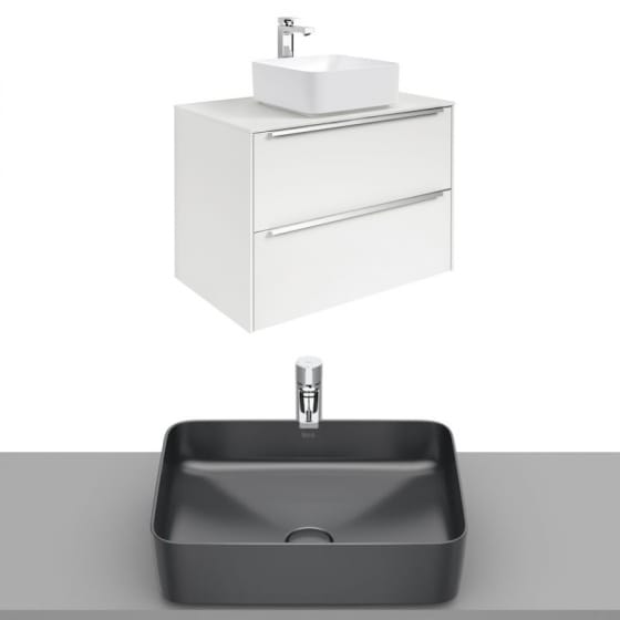 Image of Roca Inspira Wall Hung Vanity Unit With Countertop Basin