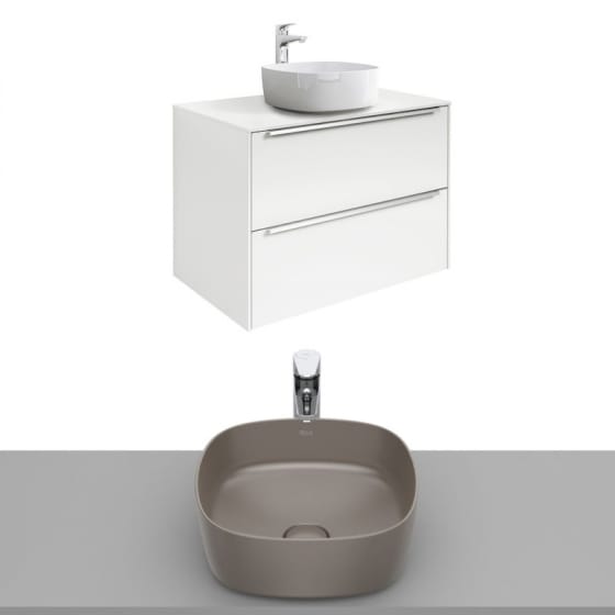 Image of Roca Inspira Wall Hung Vanity Unit With Countertop Basin