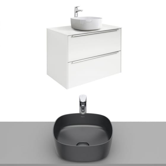 Image of Roca Inspira Wall Hung Vanity Unit With Countertop Basin