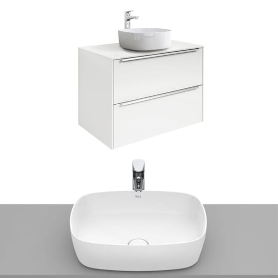 Image of Roca Inspira Wall Hung Vanity Unit With Countertop Basin