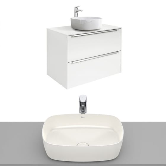 Image of Roca Inspira Wall Hung Vanity Unit With Countertop Basin