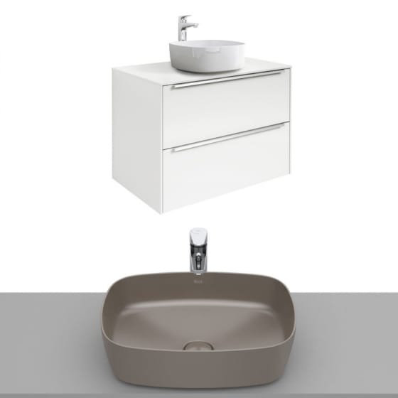 Image of Roca Inspira Wall Hung Vanity Unit With Countertop Basin