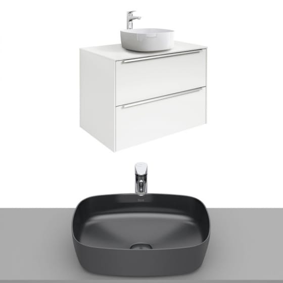 Image of Roca Inspira Wall Hung Vanity Unit With Countertop Basin