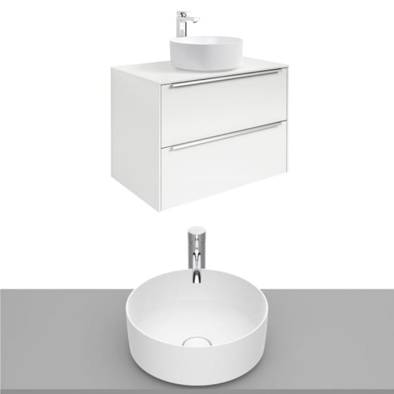 Image of Roca Inspira Wall Hung Vanity Unit With Countertop Basin