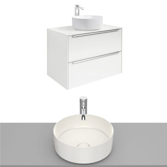 Image of Roca Inspira Wall Hung Vanity Unit With Countertop Basin