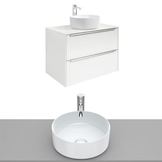 Image of Roca Inspira Wall Hung Vanity Unit With Countertop Basin