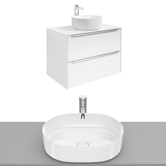 Image of Roca Inspira Wall Hung Vanity Unit With Countertop Basin