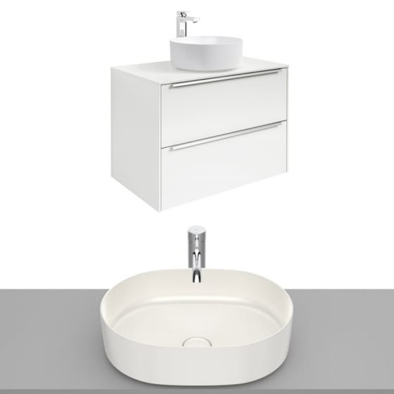 Image of Roca Inspira Wall Hung Vanity Unit With Countertop Basin