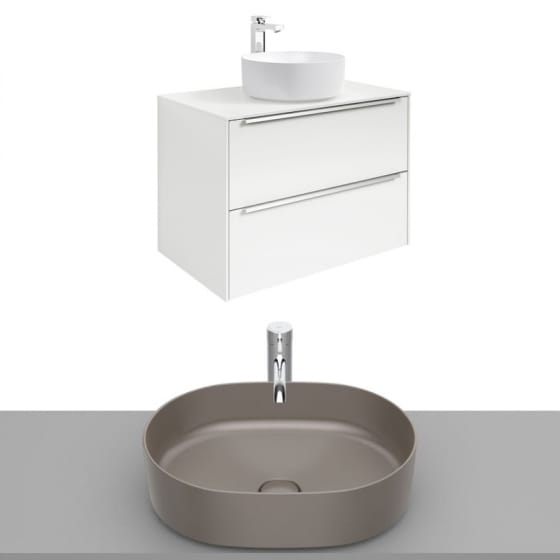 Image of Roca Inspira Wall Hung Vanity Unit With Countertop Basin