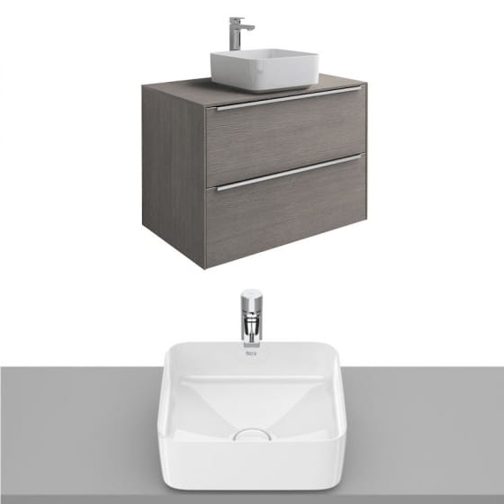 Image of Roca Inspira Wall Hung Vanity Unit With Countertop Basin