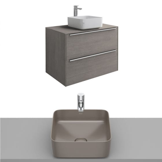 Image of Roca Inspira Wall Hung Vanity Unit With Countertop Basin