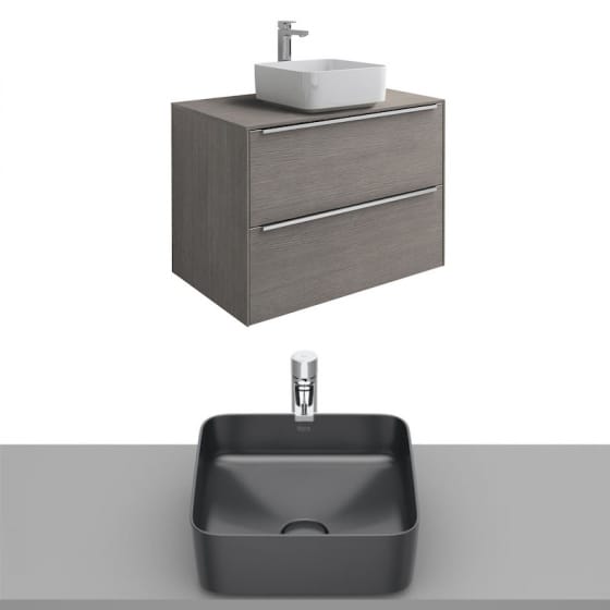 Image of Roca Inspira Wall Hung Vanity Unit With Countertop Basin