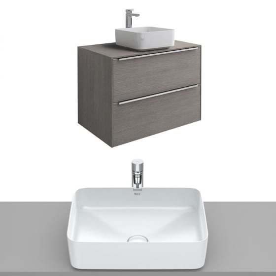 Image of Roca Inspira Wall Hung Vanity Unit With Countertop Basin