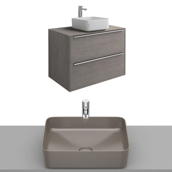 Image of Roca Inspira Wall Hung Vanity Unit With Countertop Basin