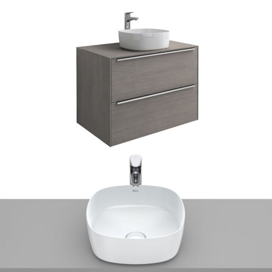 Image of Roca Inspira Wall Hung Vanity Unit With Countertop Basin