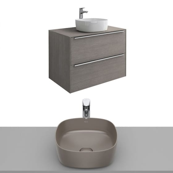 Image of Roca Inspira Wall Hung Vanity Unit With Countertop Basin