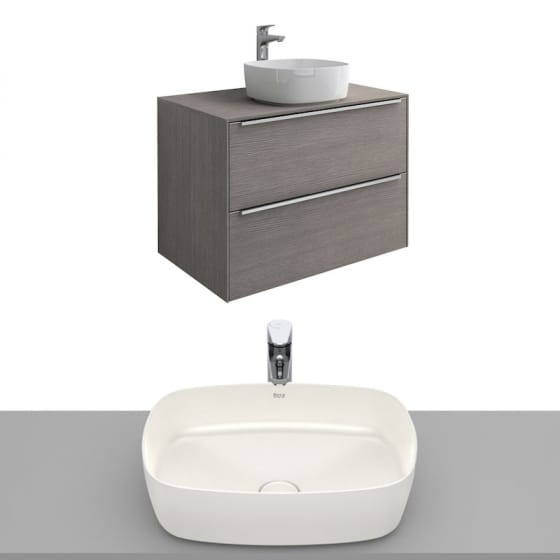 Image of Roca Inspira Wall Hung Vanity Unit With Countertop Basin