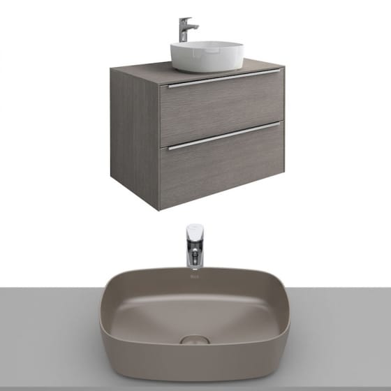 Image of Roca Inspira Wall Hung Vanity Unit With Countertop Basin