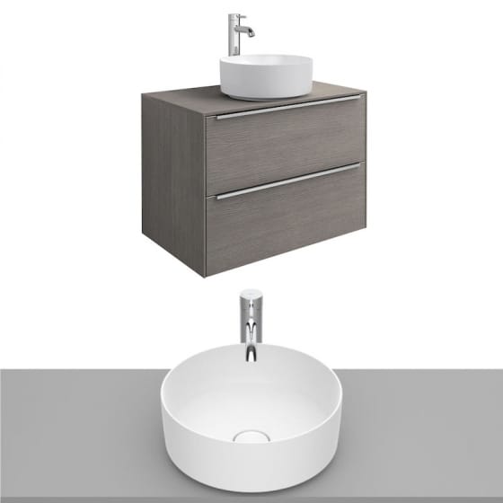 Image of Roca Inspira Wall Hung Vanity Unit With Countertop Basin