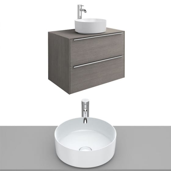 Image of Roca Inspira Wall Hung Vanity Unit With Countertop Basin