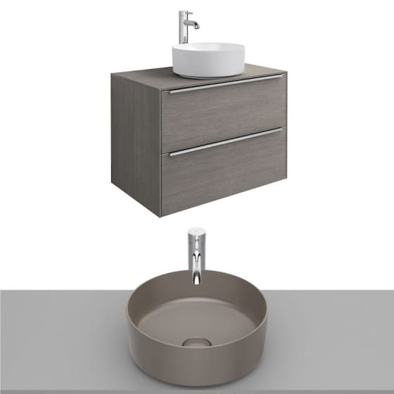 Image of Roca Inspira Wall Hung Vanity Unit With Countertop Basin