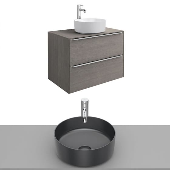 Image of Roca Inspira Wall Hung Vanity Unit With Countertop Basin