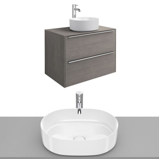 Image of Roca Inspira Wall Hung Vanity Unit With Countertop Basin