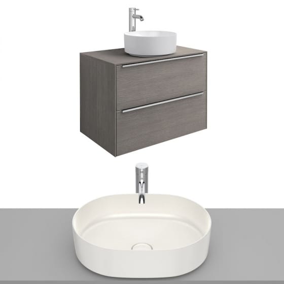 Image of Roca Inspira Wall Hung Vanity Unit With Countertop Basin