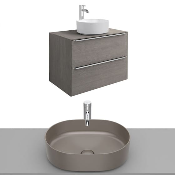 Image of Roca Inspira Wall Hung Vanity Unit With Countertop Basin