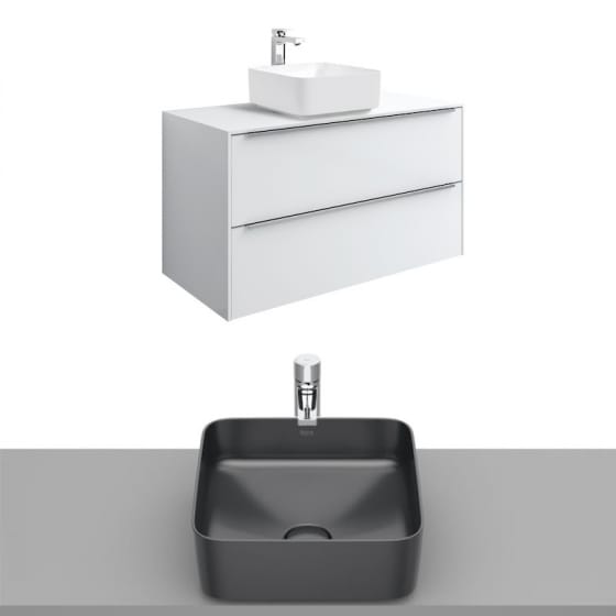 Image of Roca Inspira Wall Hung Vanity Unit With Countertop Basin