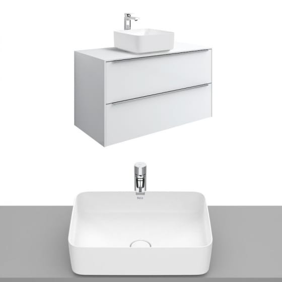 Image of Roca Inspira Wall Hung Vanity Unit With Countertop Basin