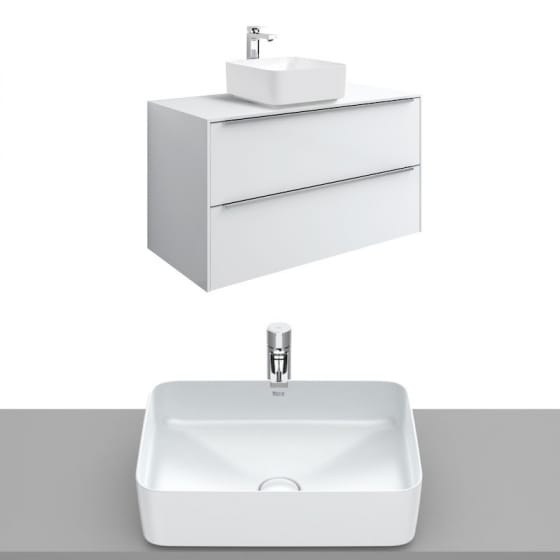 Image of Roca Inspira Wall Hung Vanity Unit With Countertop Basin