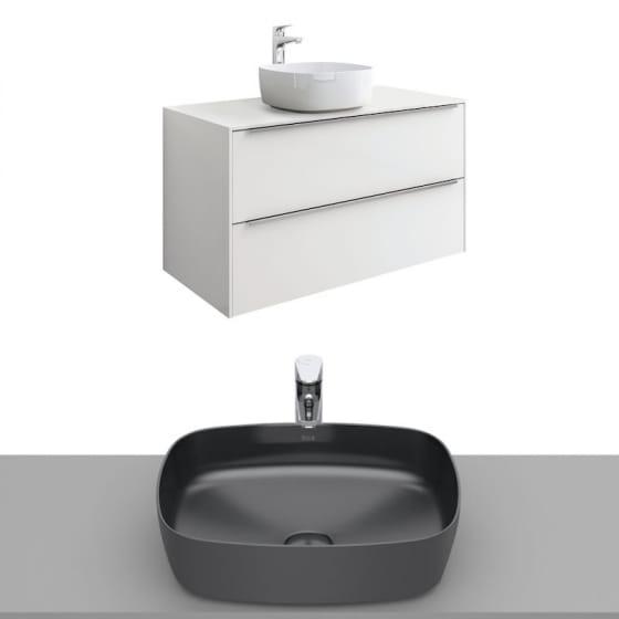 Image of Roca Inspira Wall Hung Vanity Unit With Countertop Basin