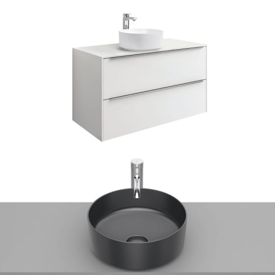 Image of Roca Inspira Wall Hung Vanity Unit With Countertop Basin