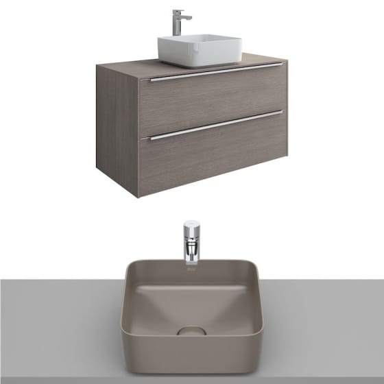 Image of Roca Inspira Wall Hung Vanity Unit With Countertop Basin