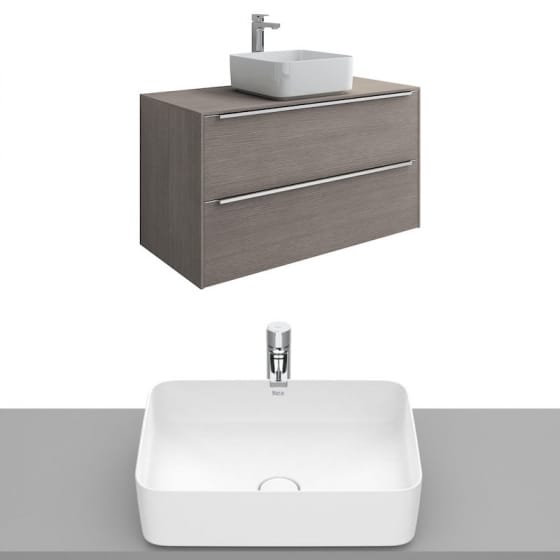 Image of Roca Inspira Wall Hung Vanity Unit With Countertop Basin