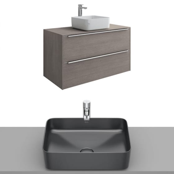 Image of Roca Inspira Wall Hung Vanity Unit With Countertop Basin