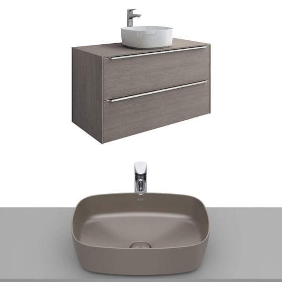 Image of Roca Inspira Wall Hung Vanity Unit With Countertop Basin