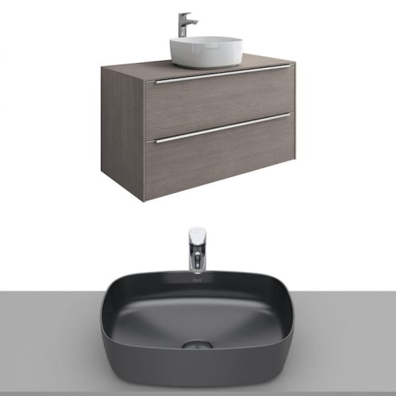 Image of Roca Inspira Wall Hung Vanity Unit With Countertop Basin