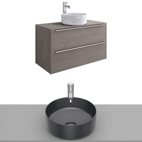 Image of Roca Inspira Wall Hung Vanity Unit With Countertop Basin