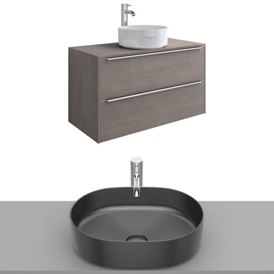 Image of Roca Inspira Wall Hung Vanity Unit With Countertop Basin