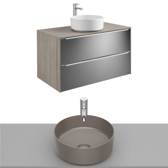 Image of Roca Inspira Wall Hung Vanity Unit With Countertop Basin