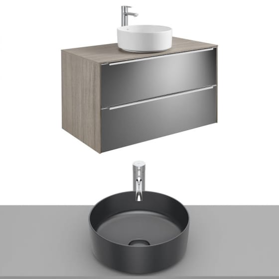 Image of Roca Inspira Wall Hung Vanity Unit With Countertop Basin