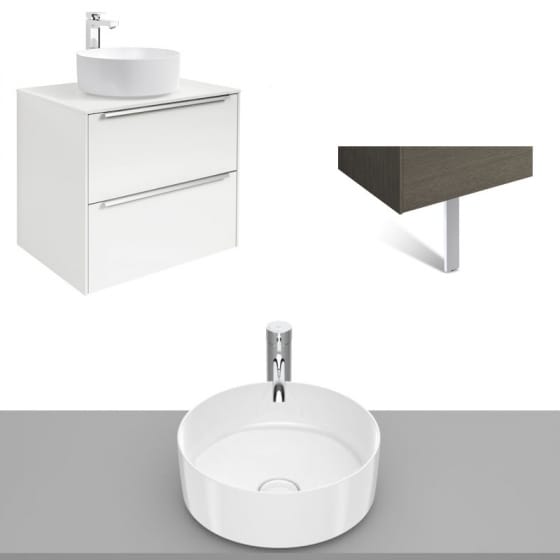 Image of Roca Inspira Wall Hung Vanity Unit With Countertop Basin