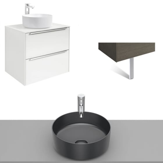 Image of Roca Inspira Wall Hung Vanity Unit With Countertop Basin